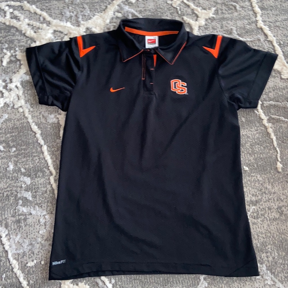 GO BEAVS Nike Golf Oregon State University Beavers OSU Ladies’ Polo Shirt DriFit